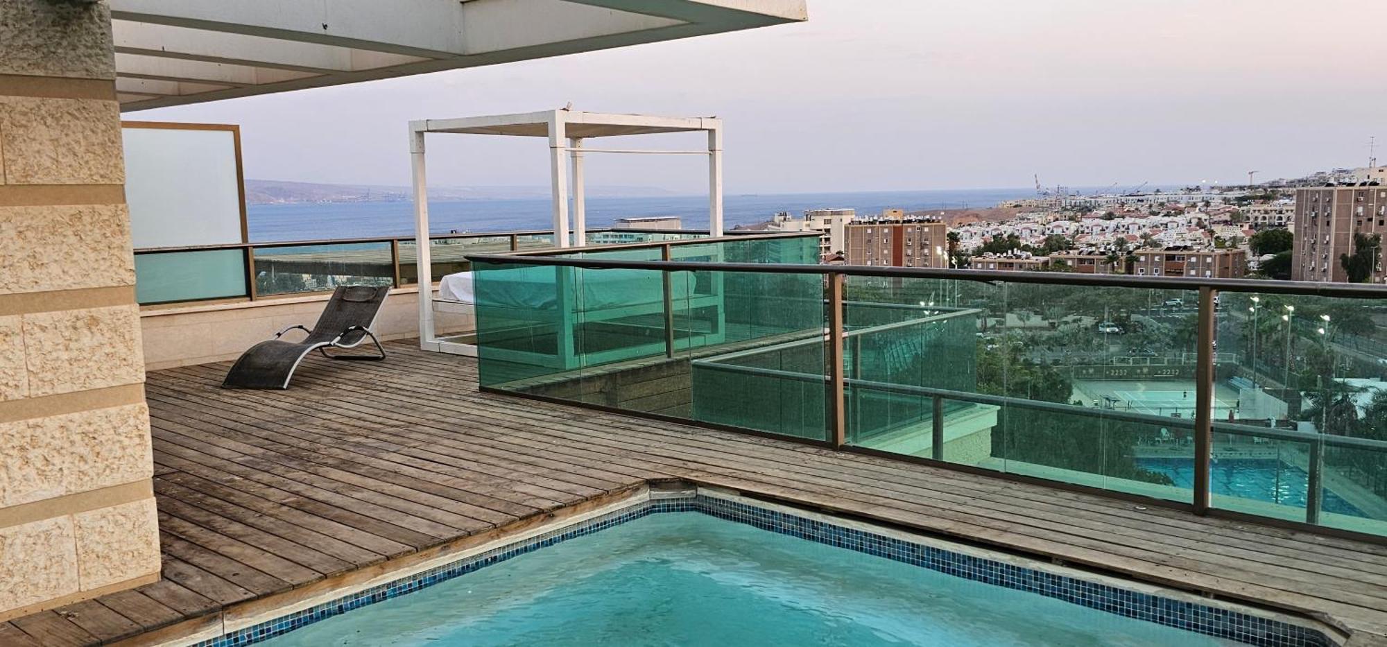 דירות אילת Exclusive Top Luxury Penthouse Near The Sea With Privat Roof-Pool מראה חיצוני תמונה