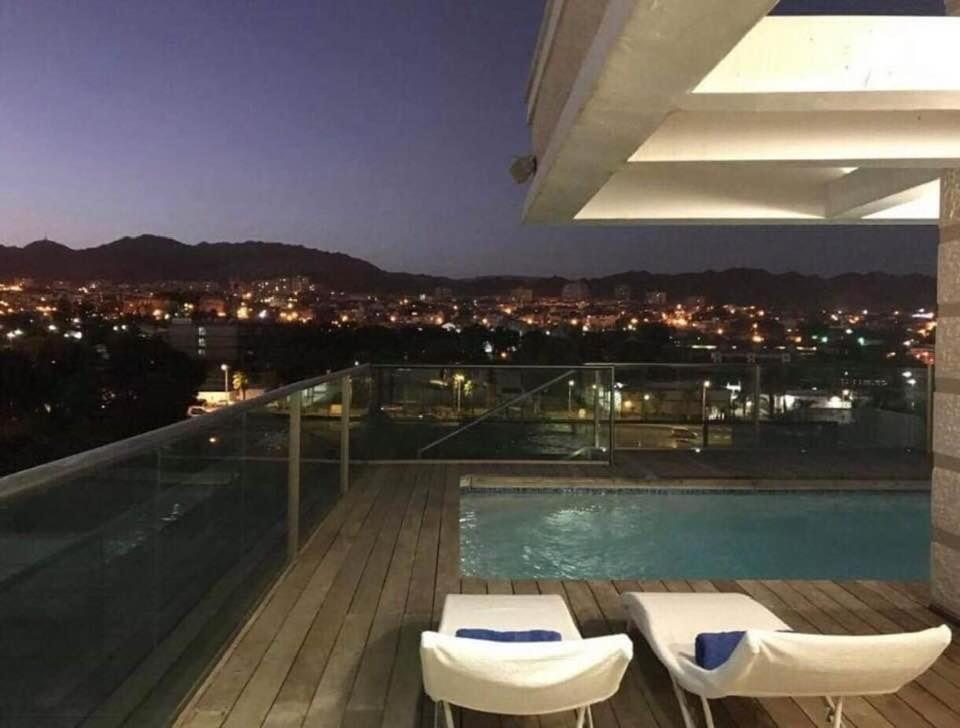 דירות אילת Exclusive Top Luxury Penthouse Near The Sea With Privat Roof-Pool מראה חיצוני תמונה