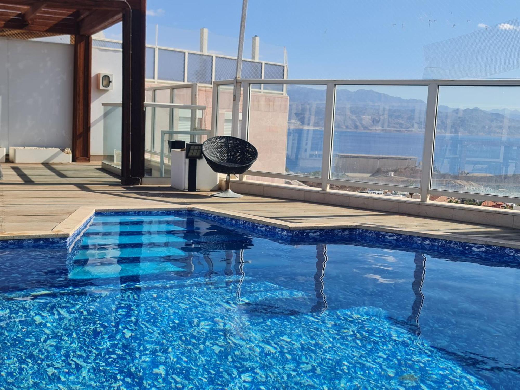 דירות אילת Exclusive Top Luxury Penthouse Near The Sea With Privat Roof-Pool מראה חיצוני תמונה